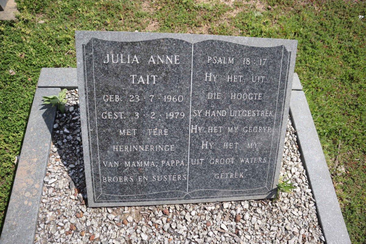 TAIT Julia Anne 1960-1979