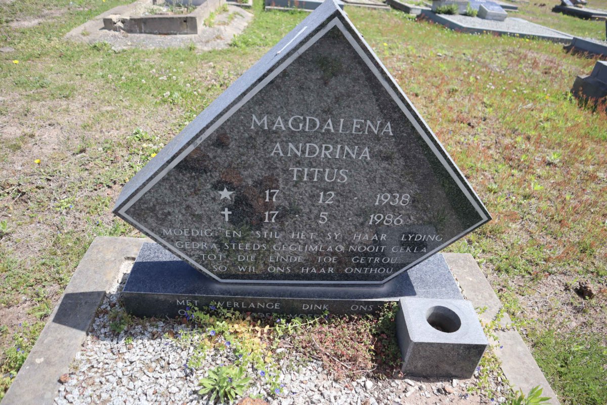 TITUS Magdalena Andrina 1938-1986