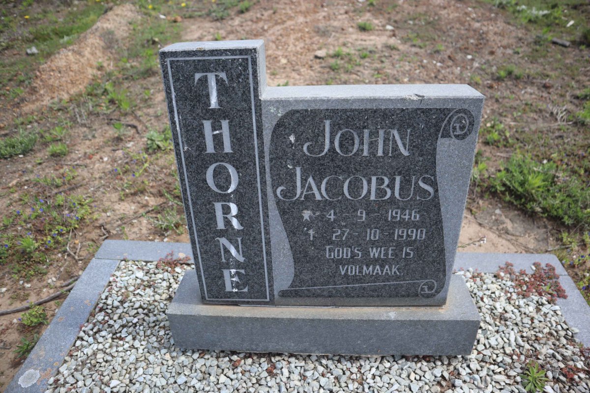 THORNE John Jacobus 1946-1990