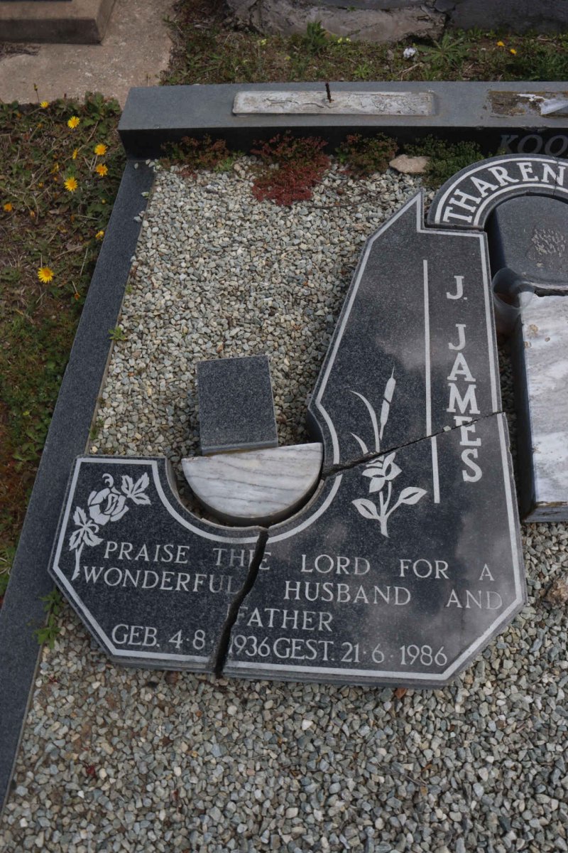 THARENTAAL J. James 1936-1986 & Miena 1937-2001 (2)