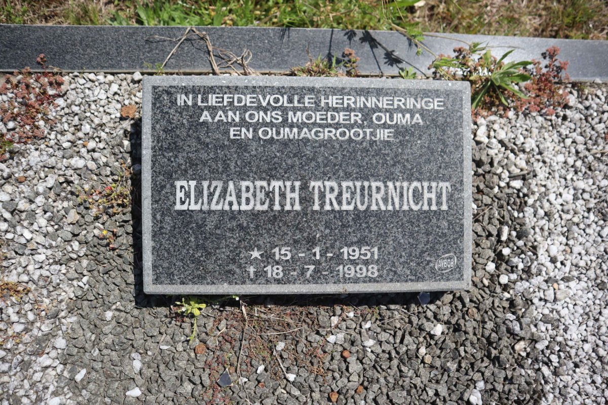 TREURNICHT Elizabeth 1951-1998