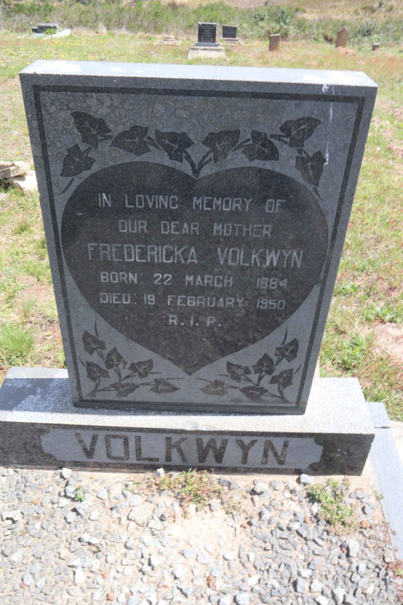 VOLKWYN Fredericka 1884-1950