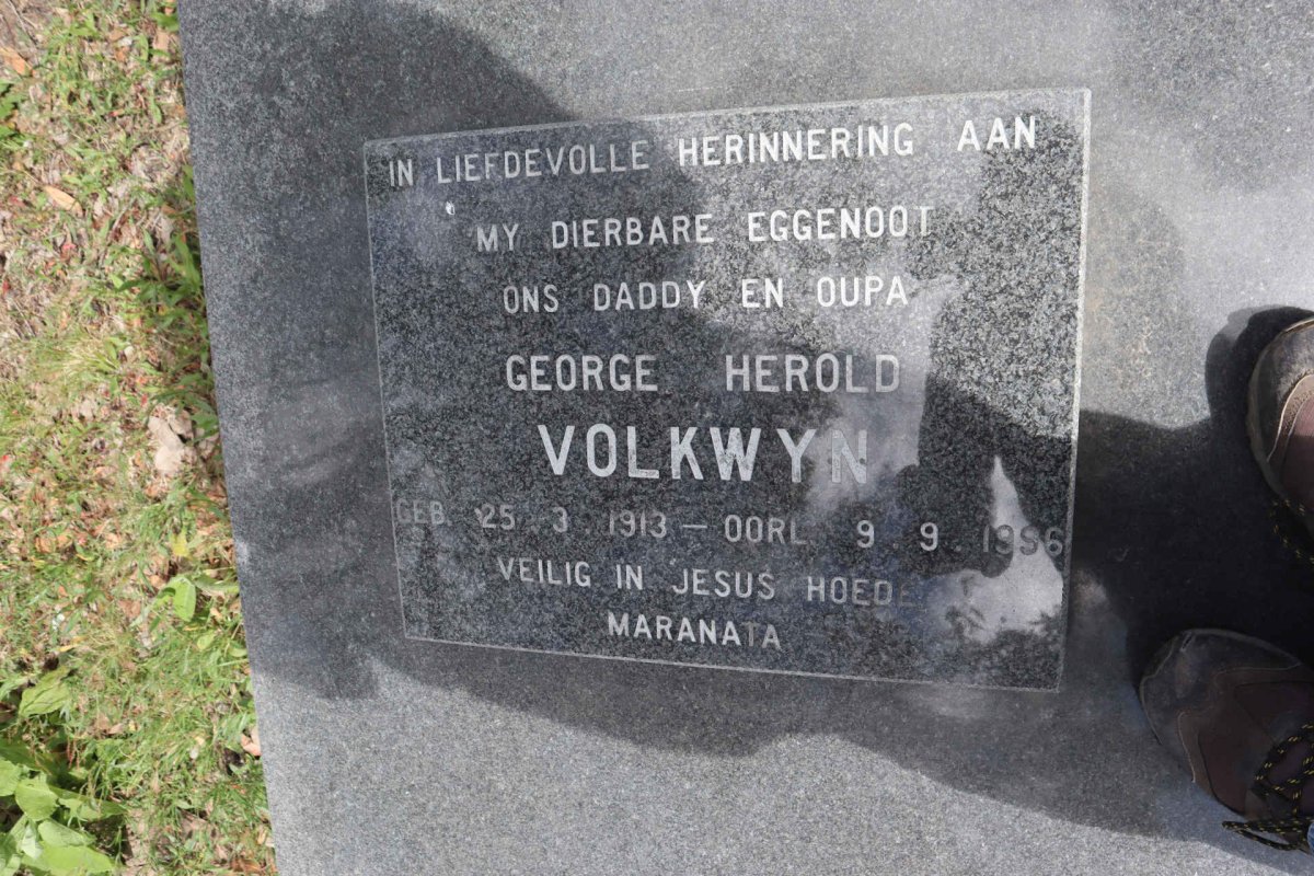 VOLKWYN George Herold 191-1996