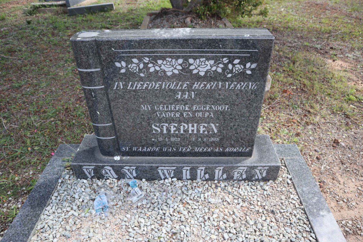 WILLEN Stephen, van 1923-1993