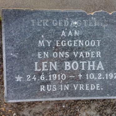 BOTHA Len 1910-1973