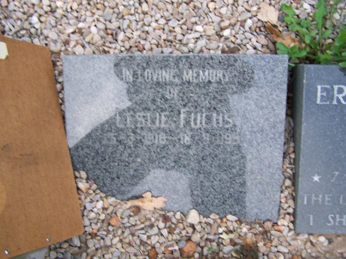 FUCHS Leslie 1918-19??