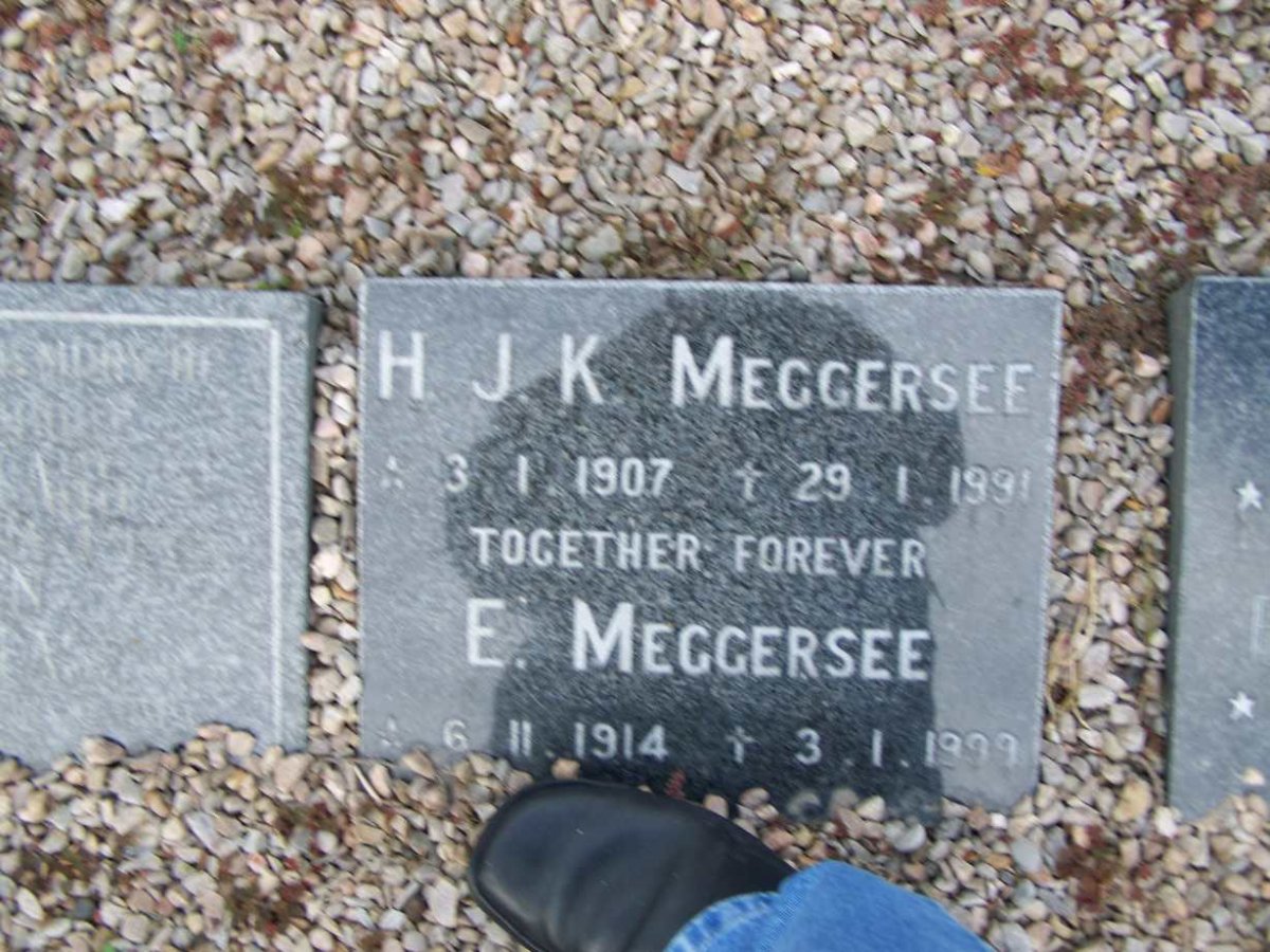 MEGGERSEE H.J.K. 1907-1991 &amp; E. 1914-1999