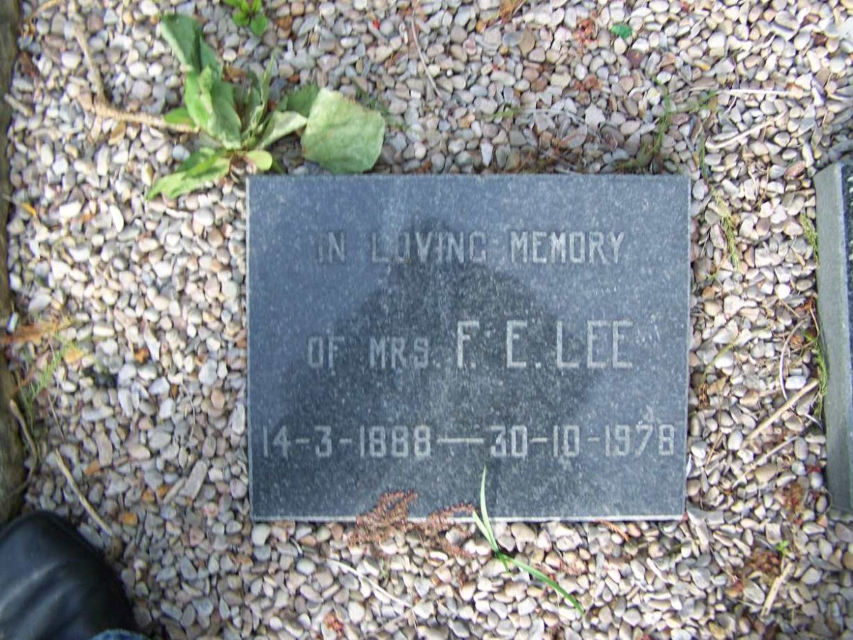 LEE F.E. 1888-1978