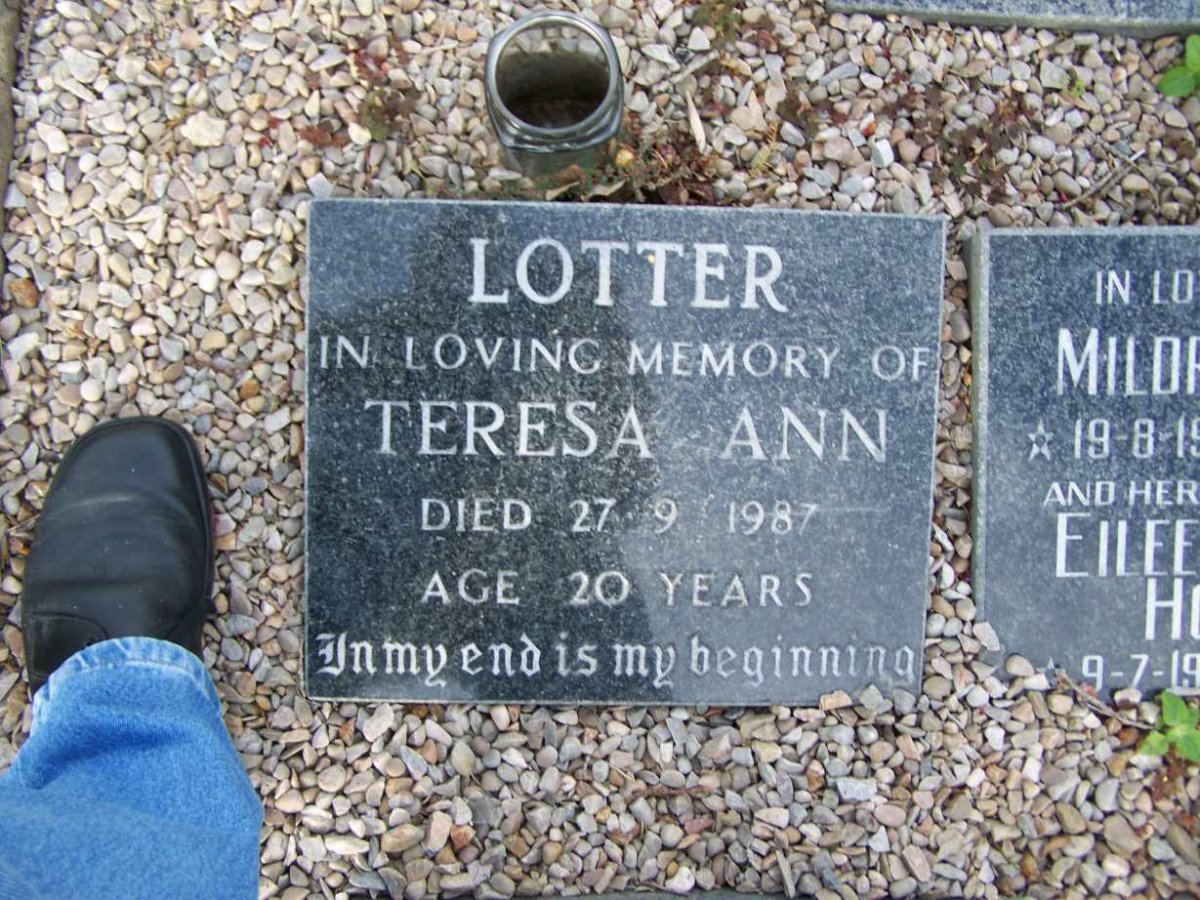 LOTTER Teresa Ann -1987