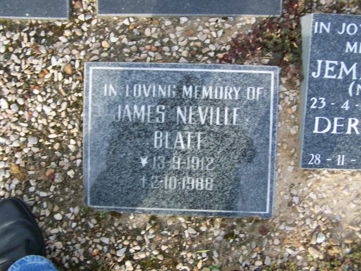 BLATT James Neville 1912-1988
