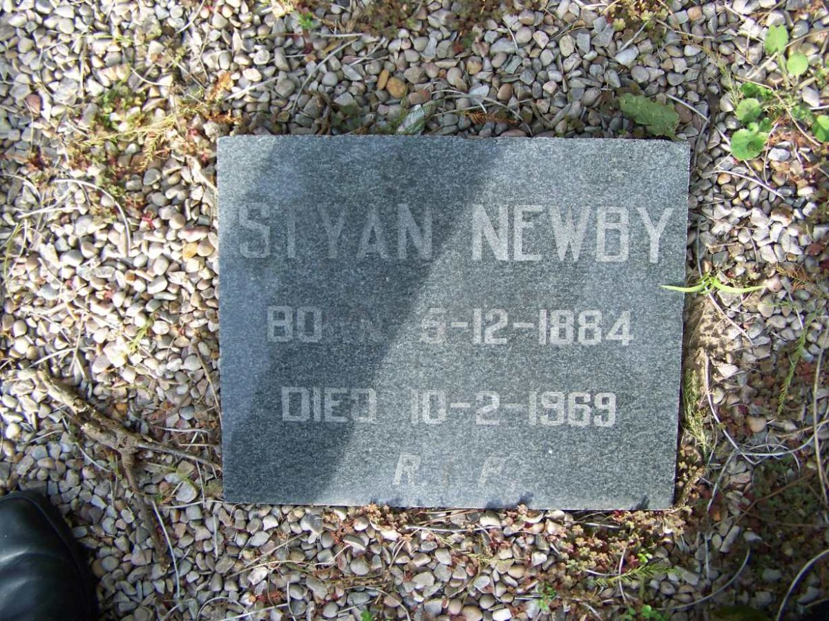 NEWBY Styan 1884-1969