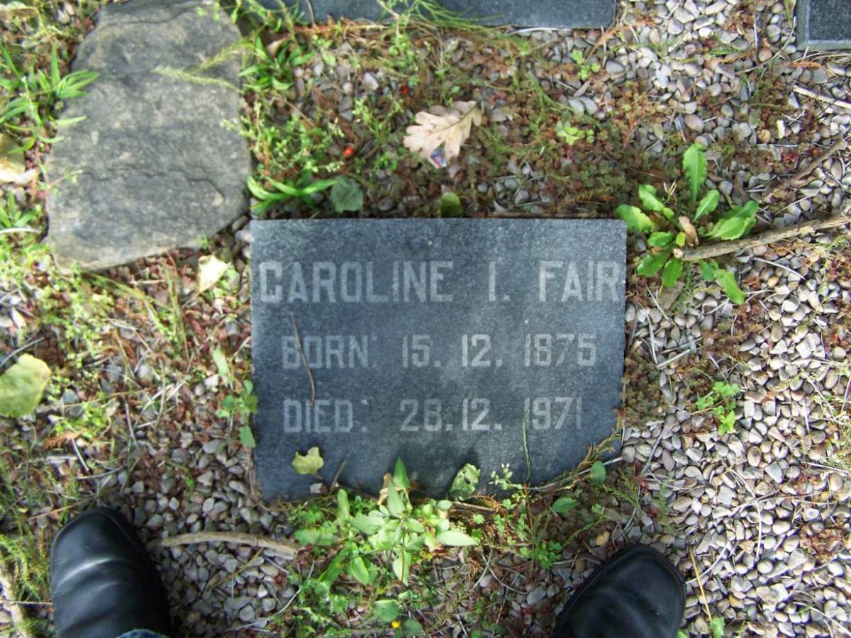 FAIR Caroline I. 1875-1971