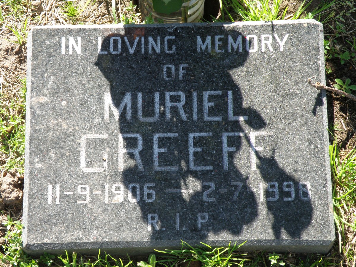 GREEFF Muriel 1906-1998