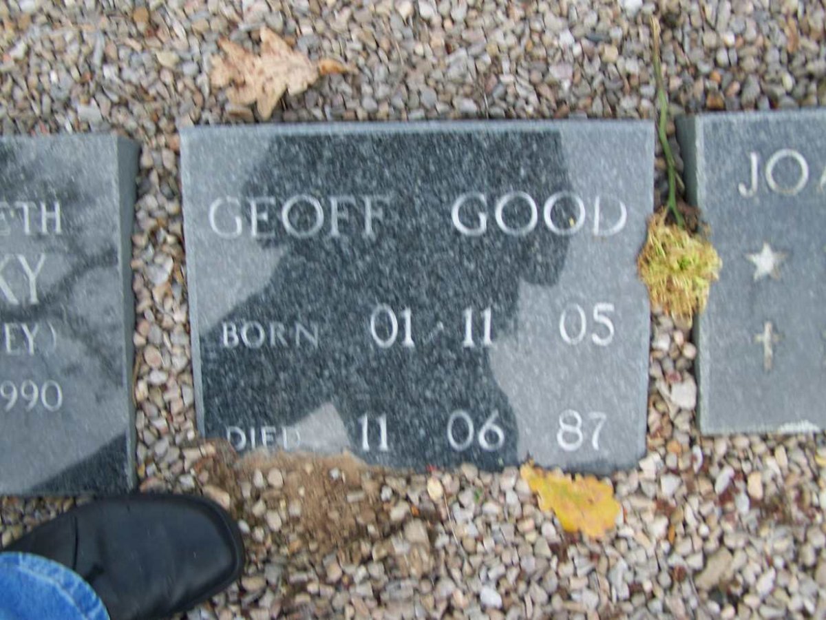 GOOD Geoff 1905-1987