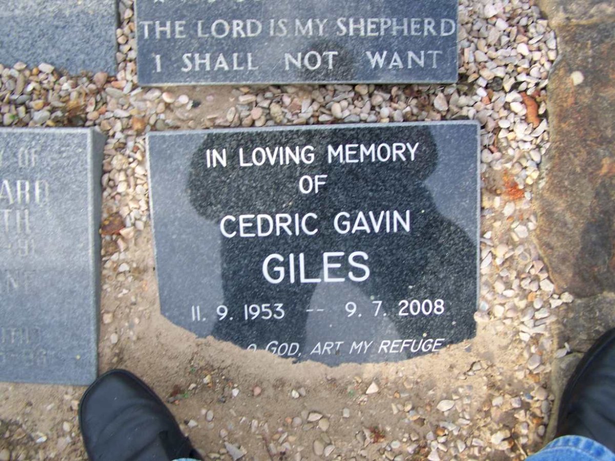 GILES Cedric Gavin 1953-2008