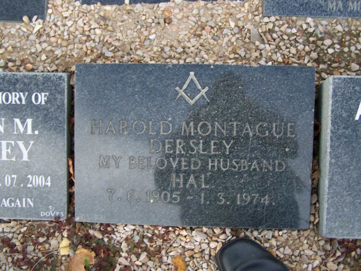 DERSLEY Harold Montague 1905-1974