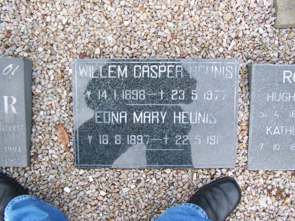 HEUNIS Willem Casper 1898-1977 &amp; Edna Mary 1897-198?