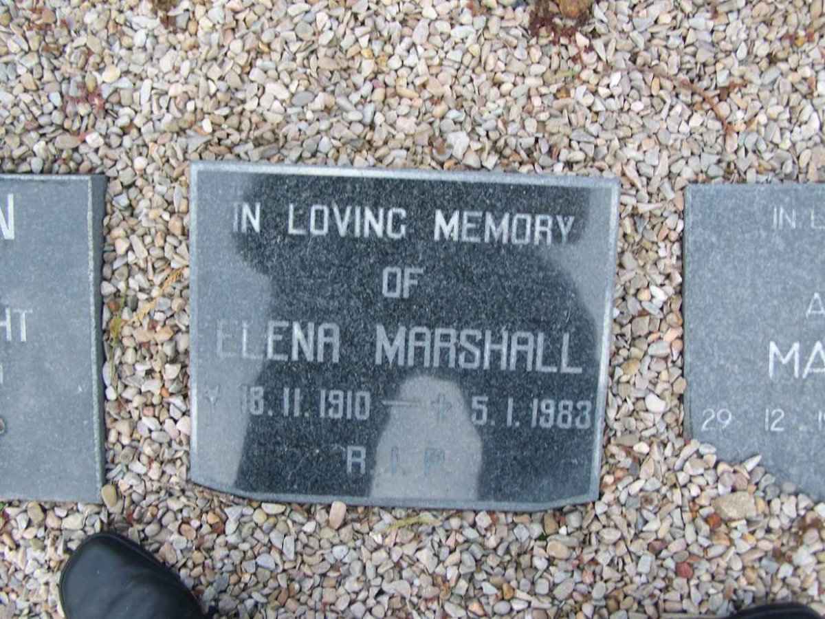 MARSHALL Elena 1910-1983