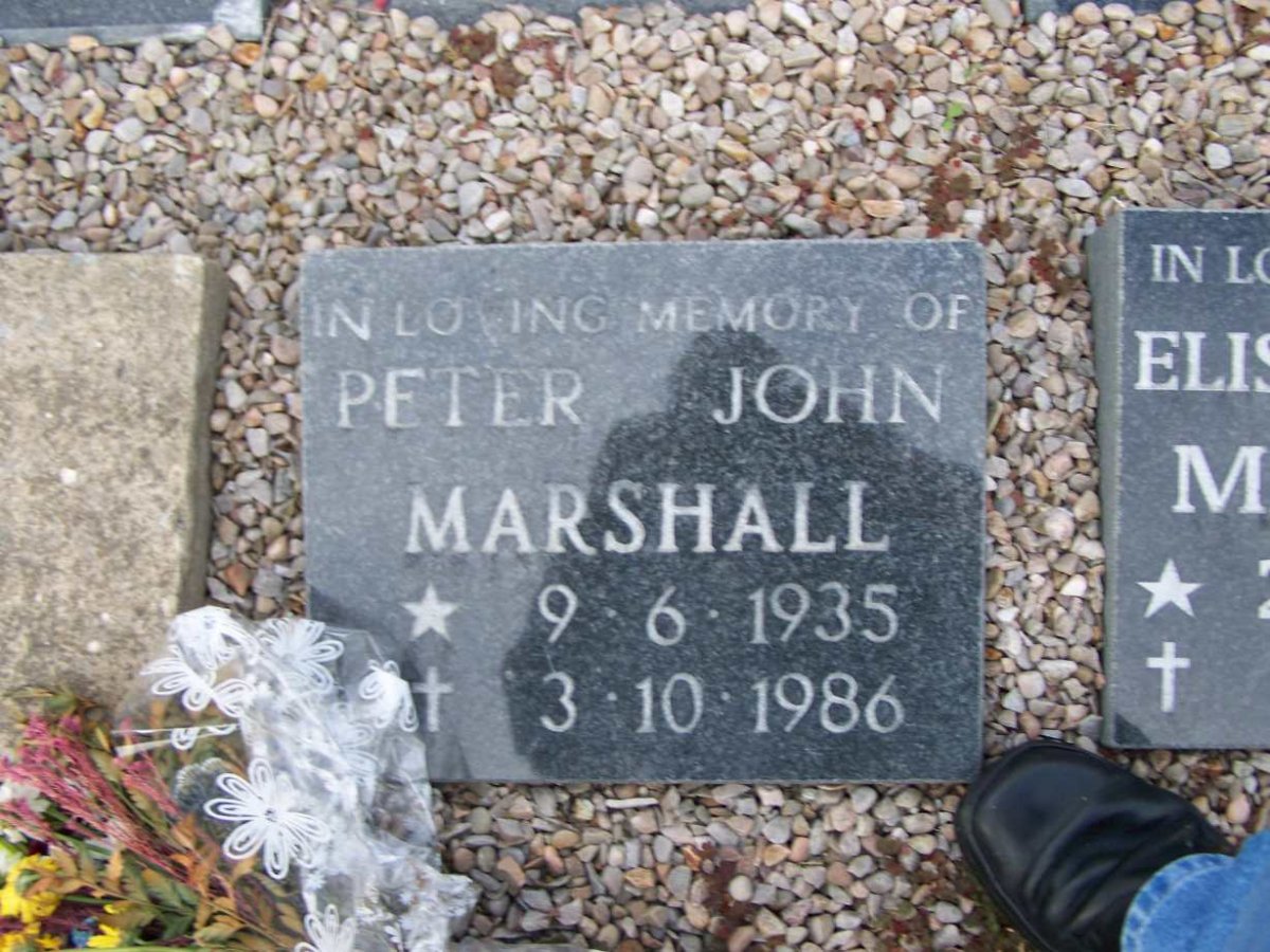 MARSHALL Peter John 1935-1986
