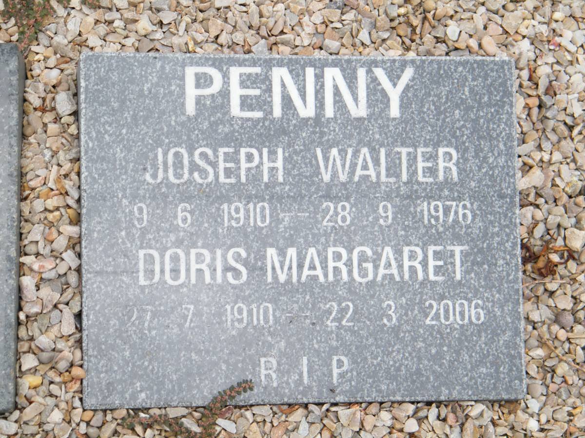 PENNY Joseph Walter 1910-1976 &amp; Doris Margaret 1910-2006