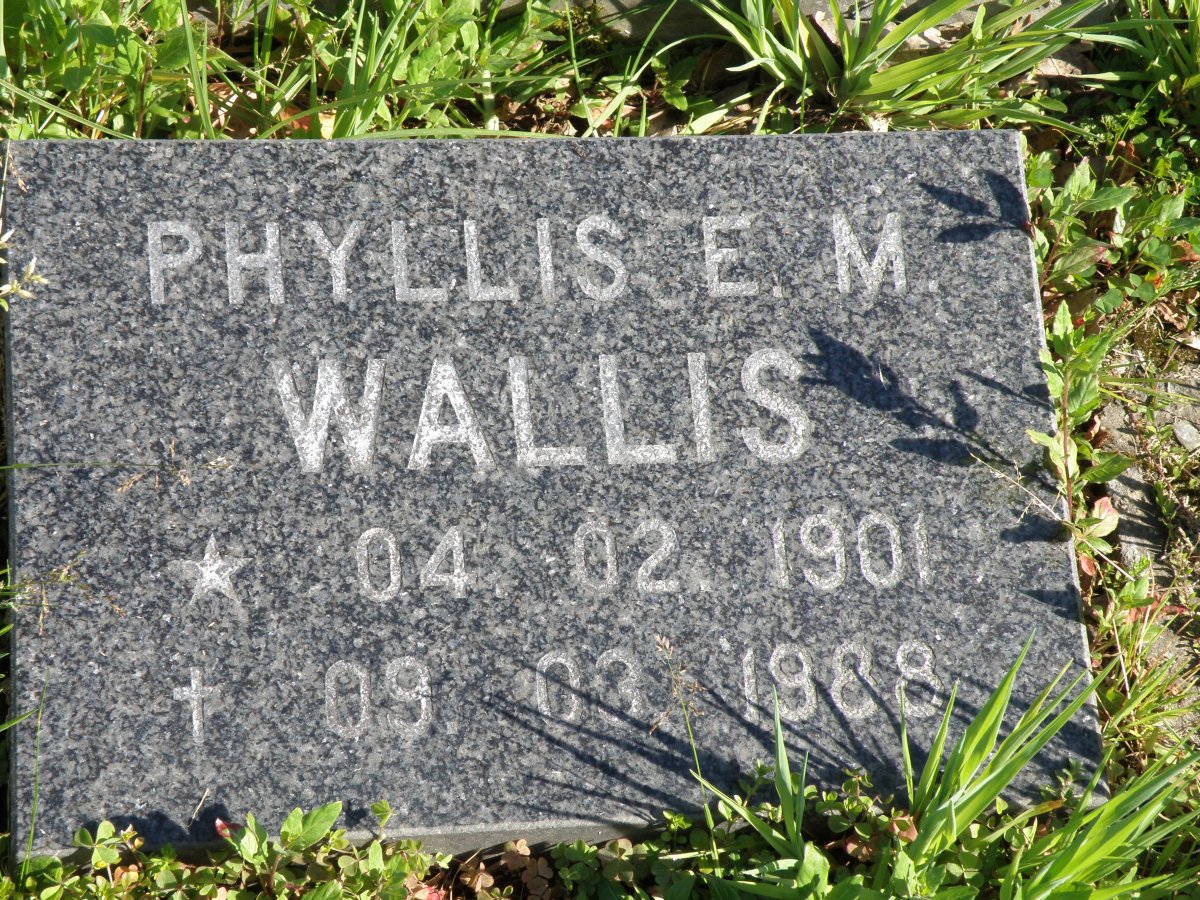 WALLIS Phyllis E.M. 1901-1988
