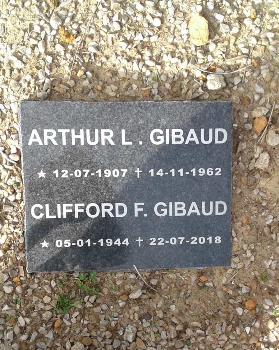 GIBAUD Arthur L. 1907-1962 :: GIBAUD Clifford F. 1944-2018