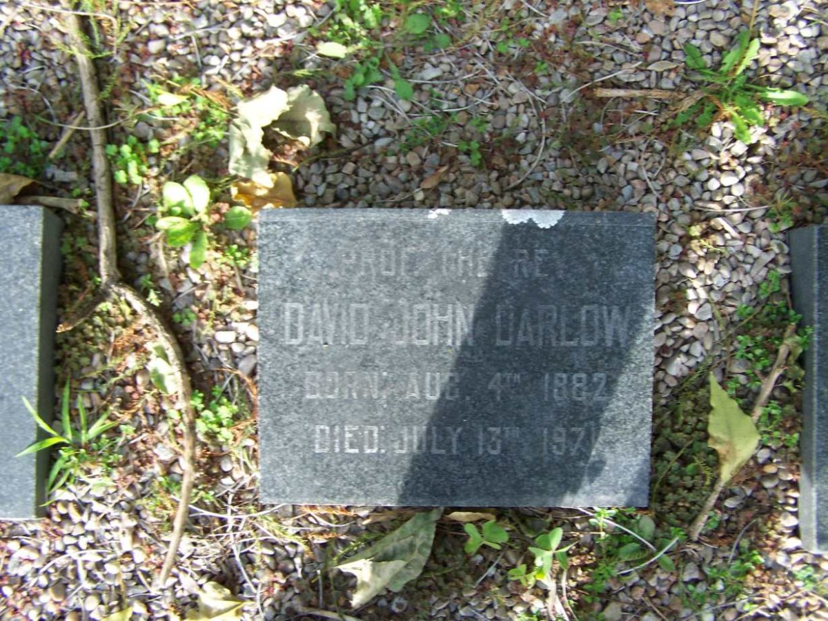 DARLOW David John 1882-1971