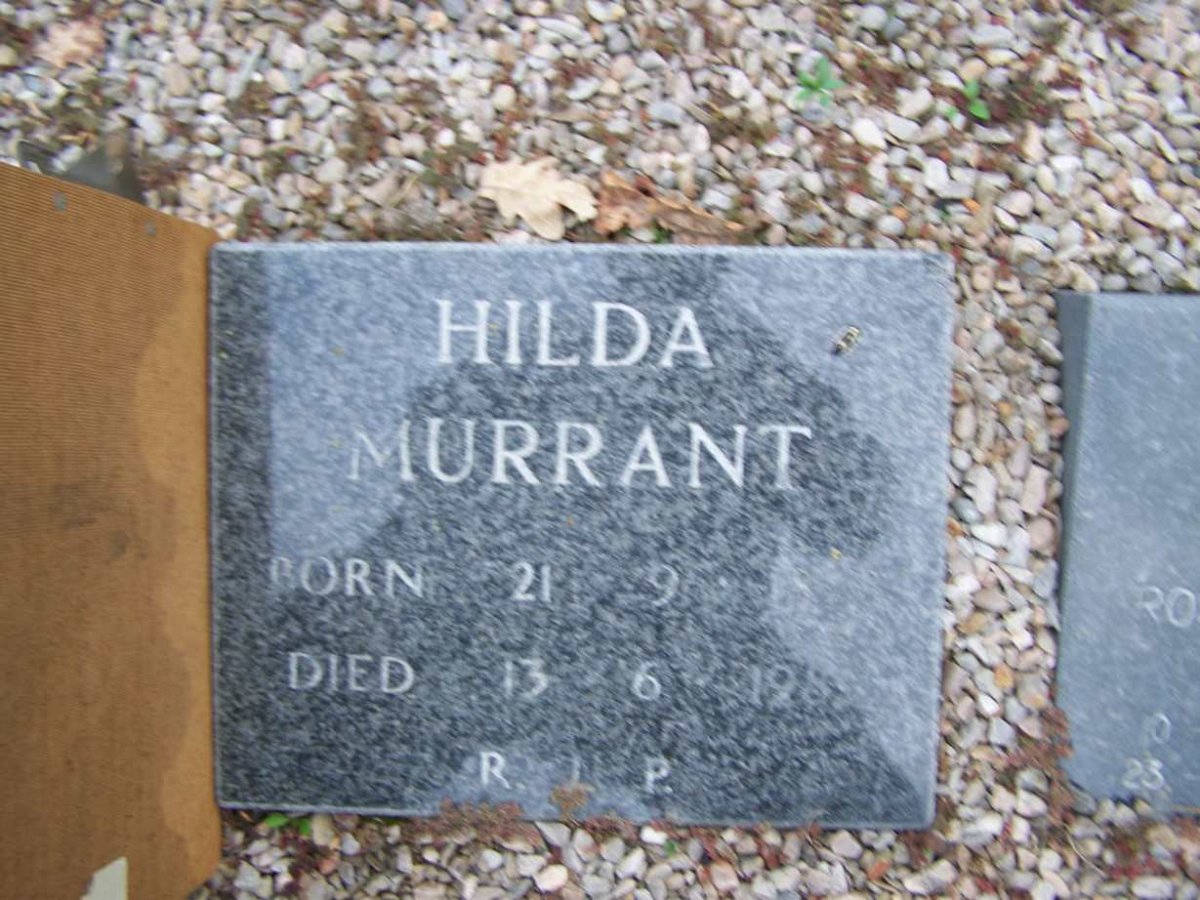 MURRANT Hilda  ?-198?