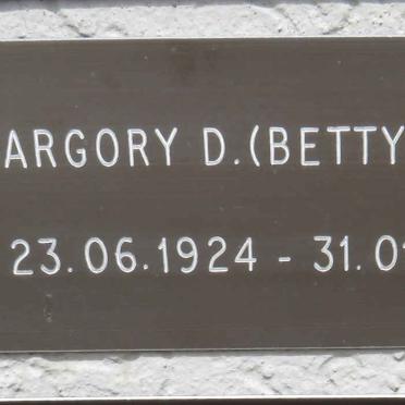 MUNN Margory D. 1924-2013