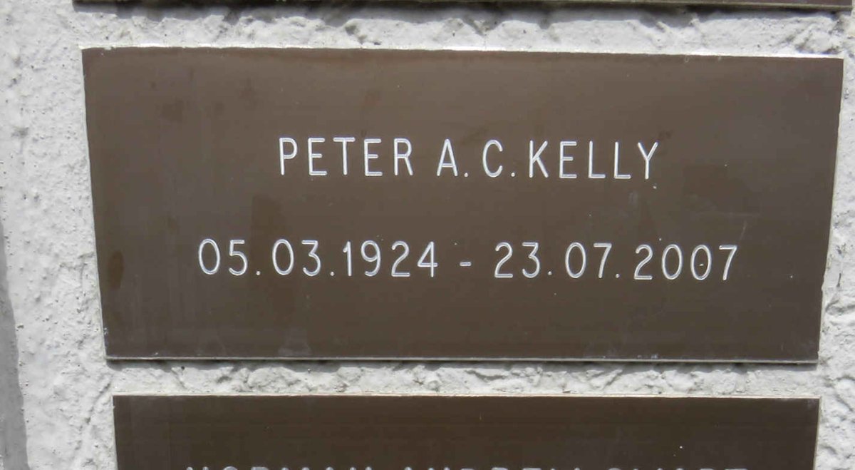 KELLY Peter A.C. 1924-2007