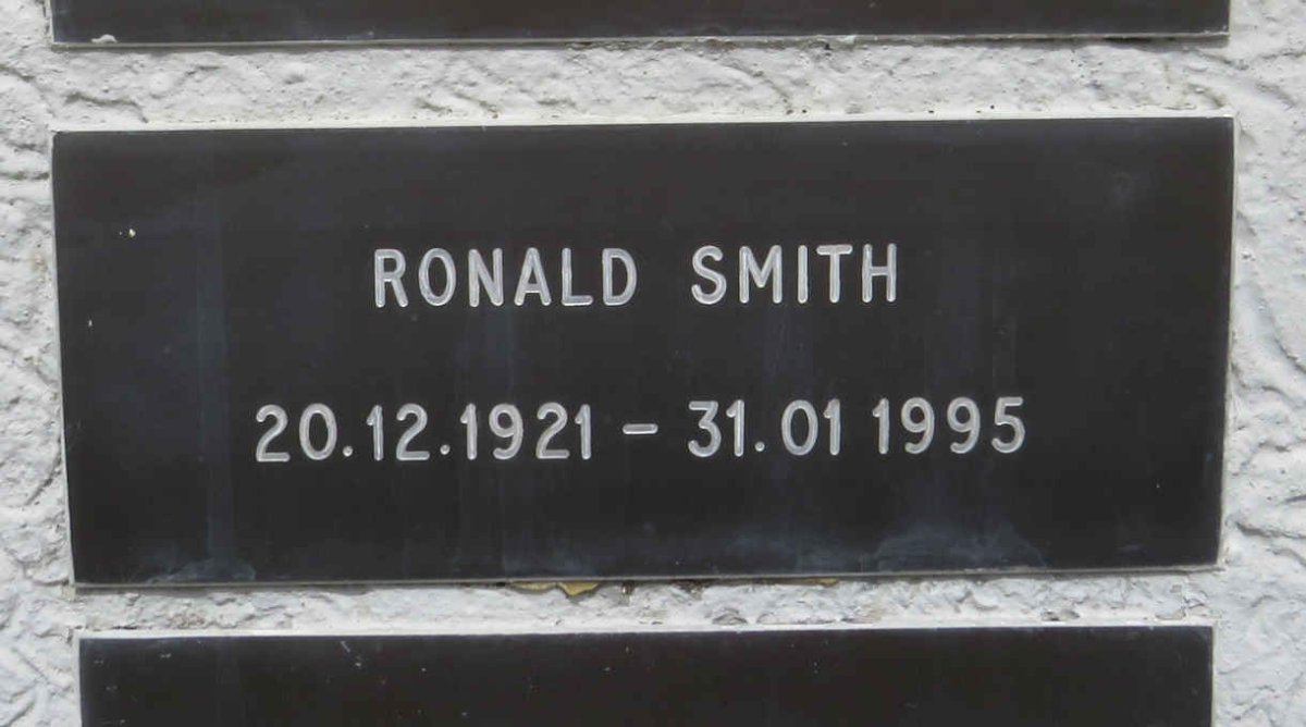 SMITH Ronald 1921-1995