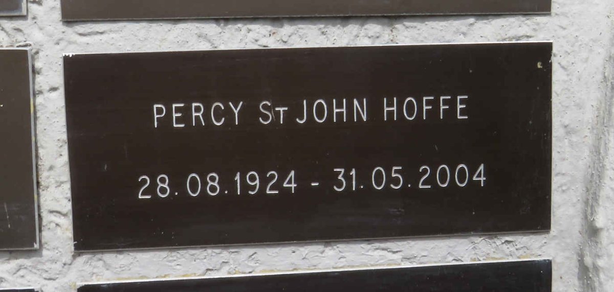 HOFFE Percy St John 1924-2004