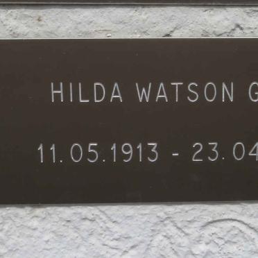 GRANT Hilda Watson 1913-2008
