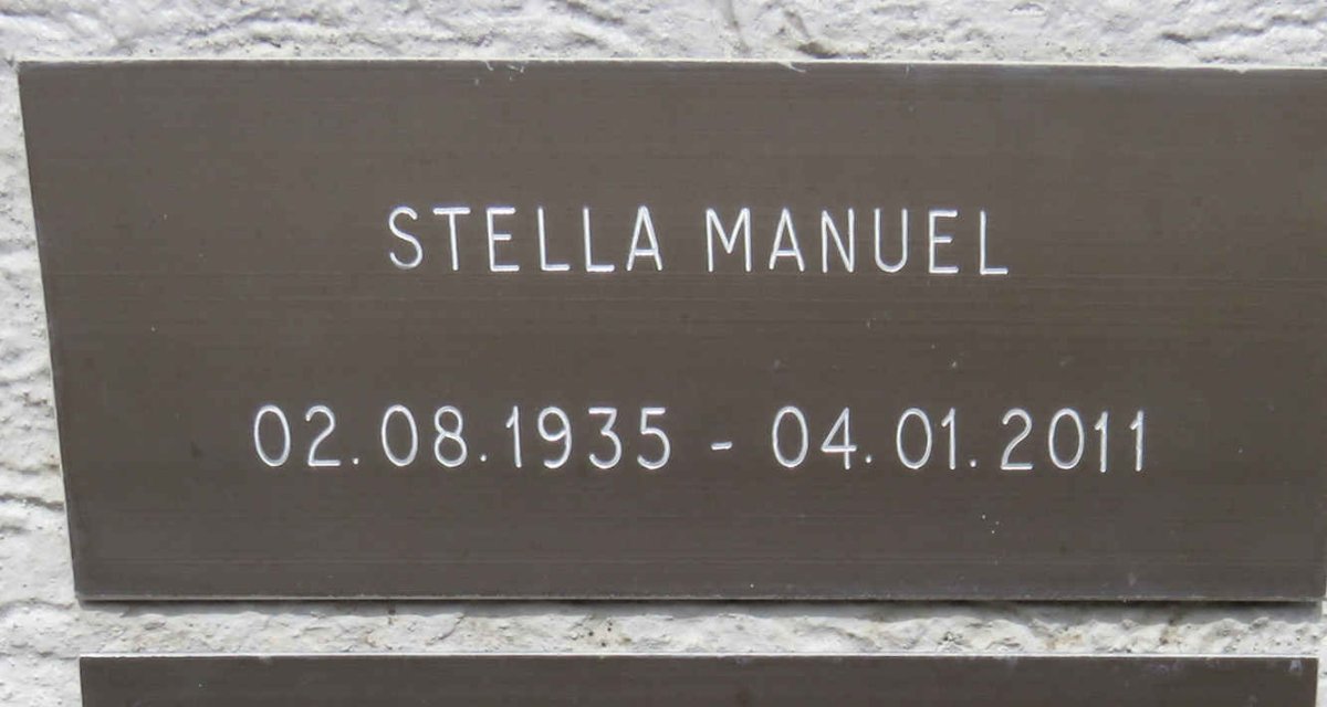 MANUEL Stella 1935-2011