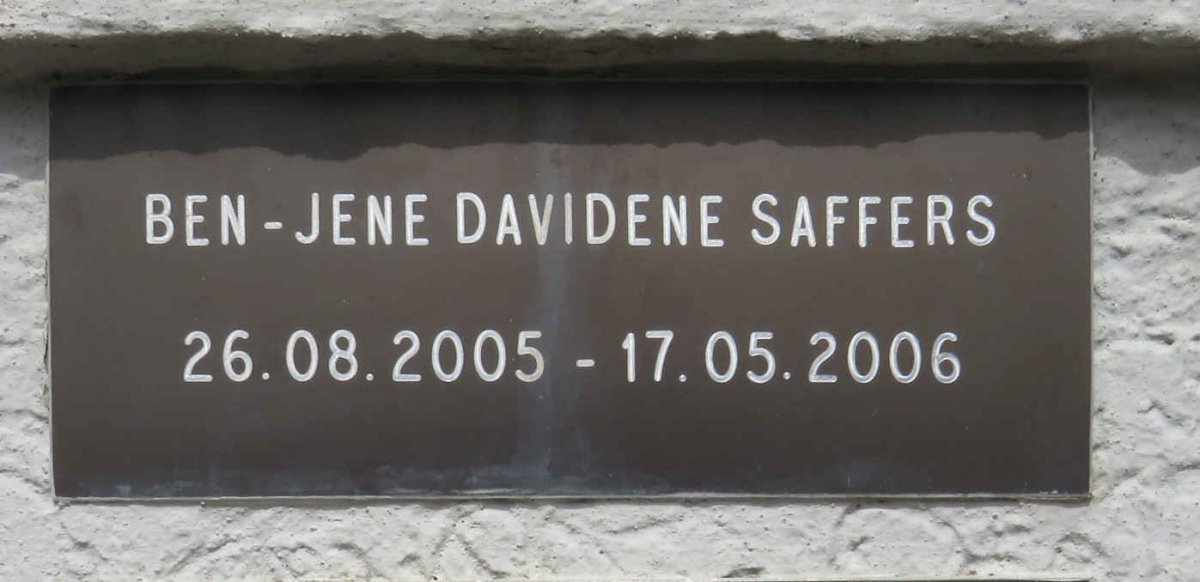 SAFFERS Ben-Jene Davidene 2005-2006