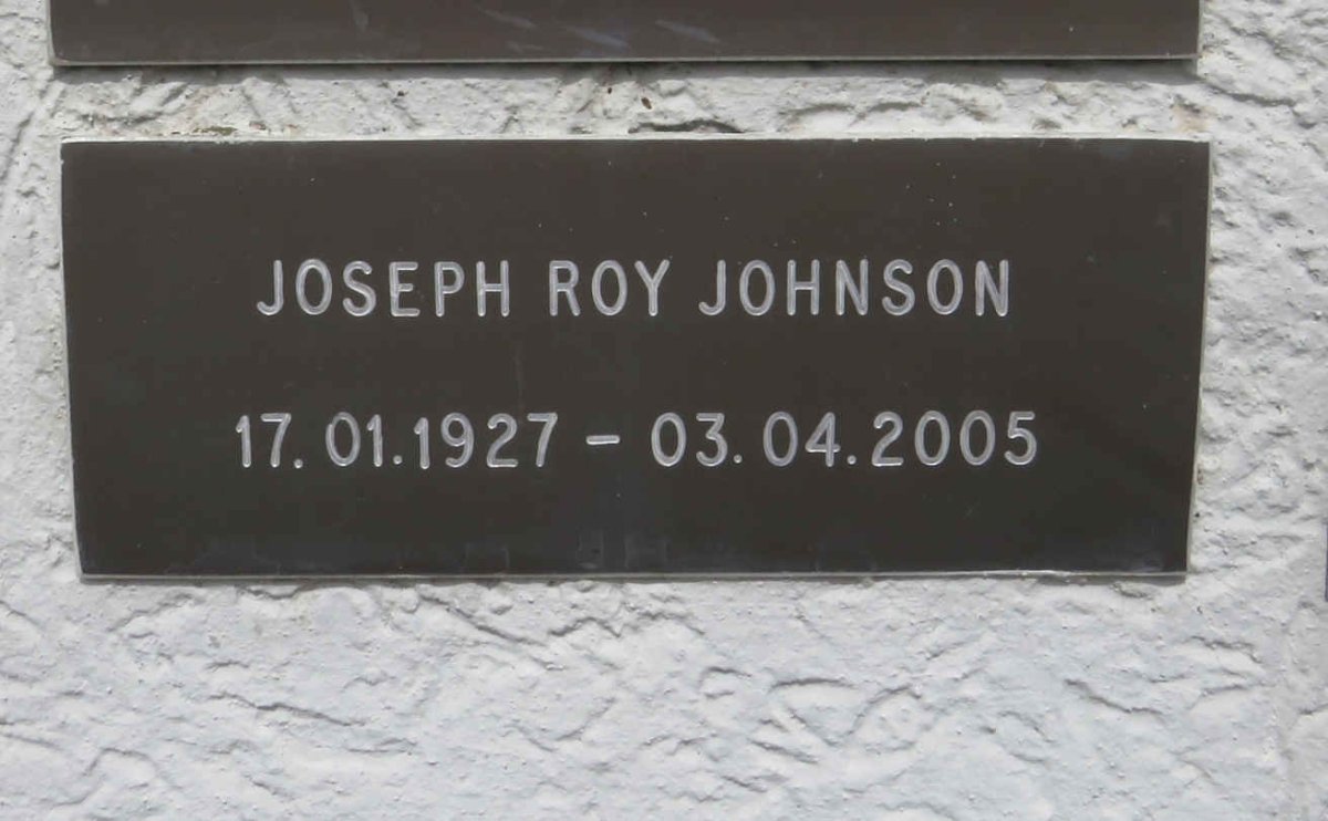 JOHNSON Joseph Roy 1927-2005