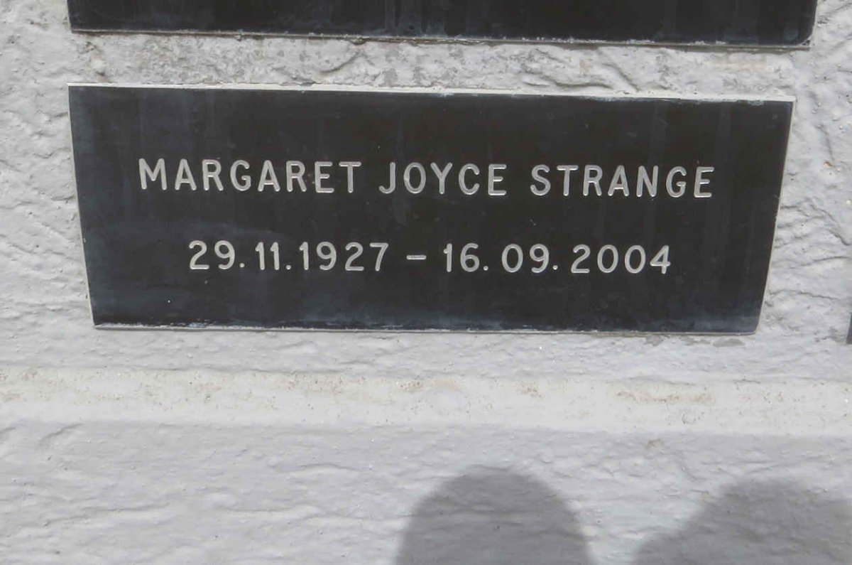 STRANGE Margaret Joyce 1927-2004