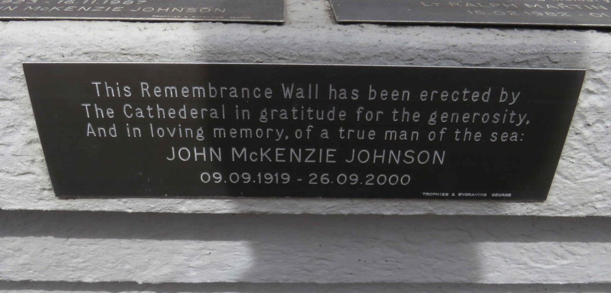 JOHNSON John McKenzie 1919-2000