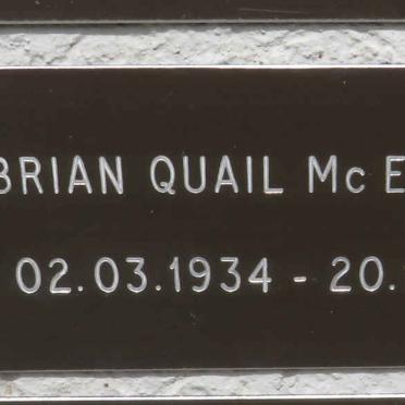 MCELHENNY Brian Quail 1934-2013