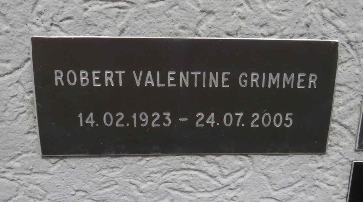 GRIMMER Robert Valentine 1923-2005