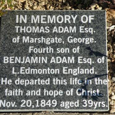 ADAM Thomas -1849