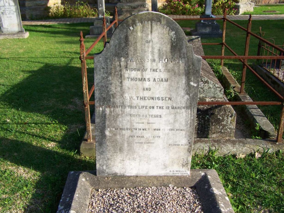 THEUNISSEN H.C.M. nee VAN DEN HOVEN -1886
