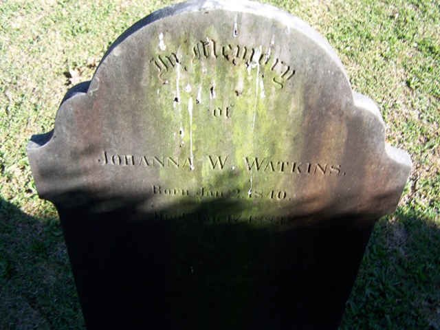 WATKINS Johanna W. 1840-1883