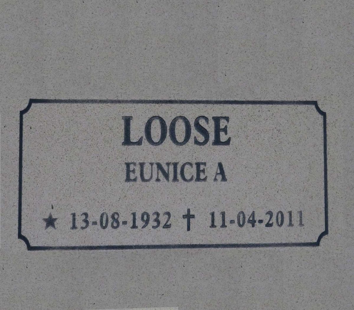 LOOSE Eunice A. 1932-2011