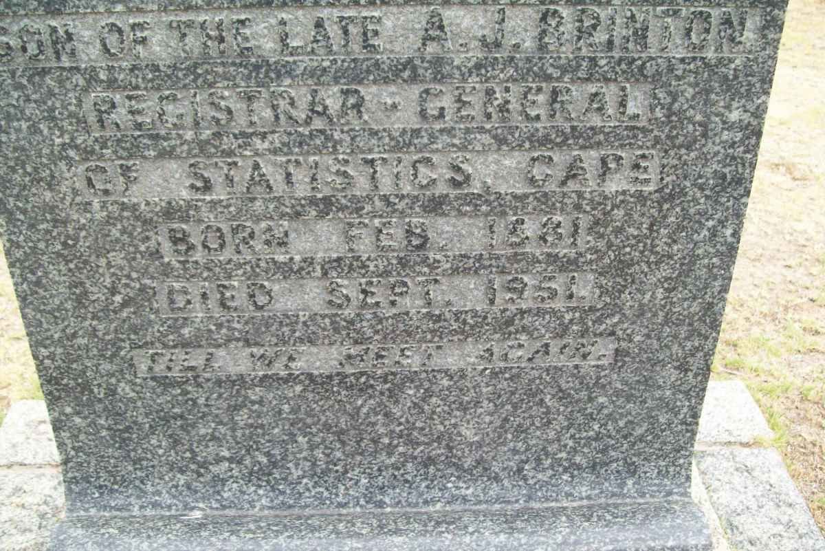 BRINTON Edgar John 1881-1951