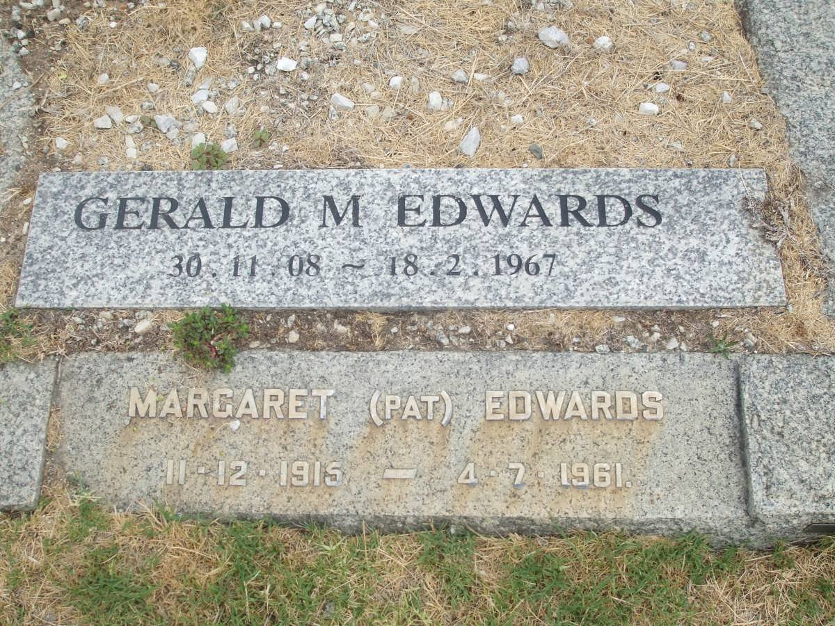 EDWARDS Gerald M. 1908-1967 &amp; Margaret 1915-1961