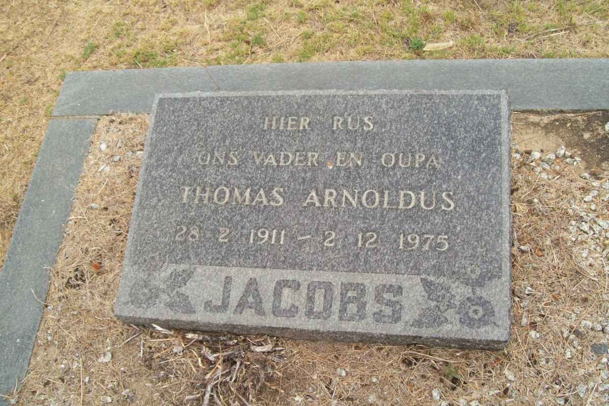 JACOBS Thomas Arnoldus 1911-1975