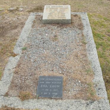 LOUW Jan 1909-1962 &amp; Ena 1917-1986