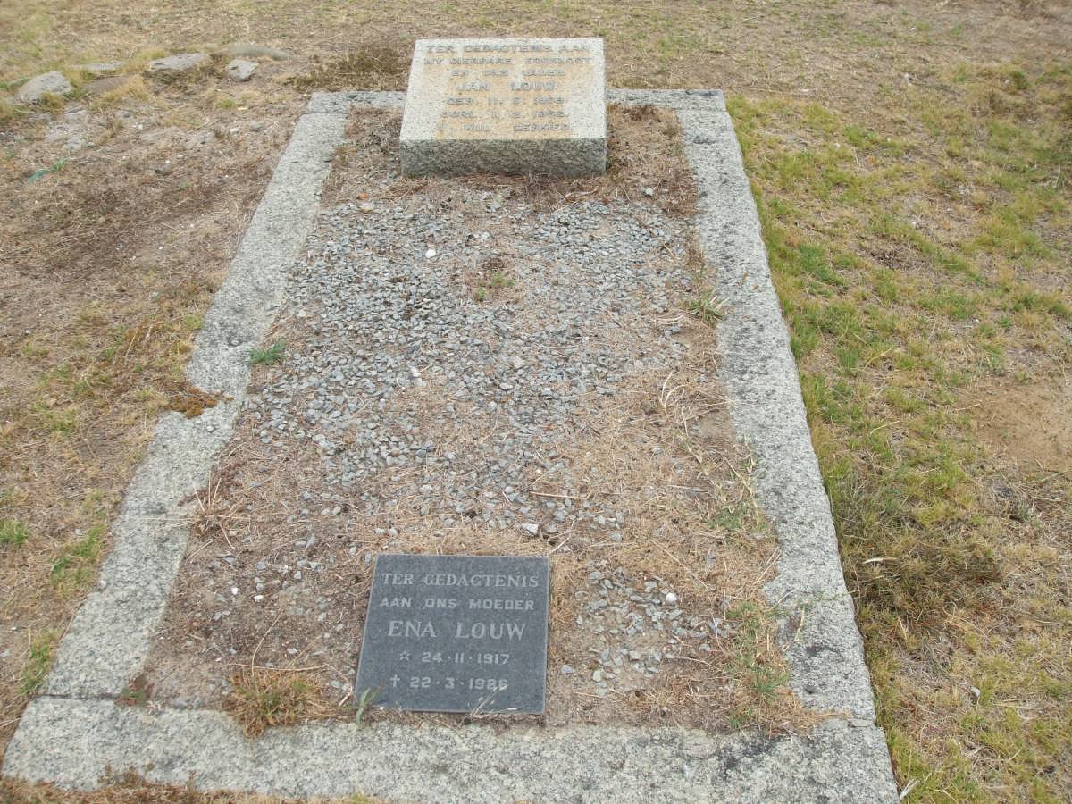 LOUW Jan 1909-1962 &amp; Ena 1917-1986