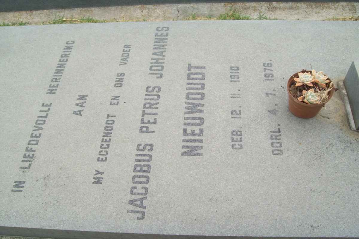 NIEUWOUDT Jacobus Petrus Johannes 1910-1976